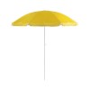Custom Logo Beach Umbrella Yellow